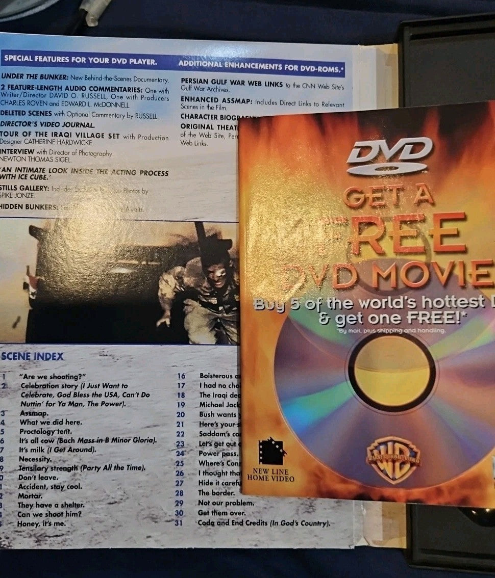 Three Kings (DVD, 2000, Special Edition Letterboxed)