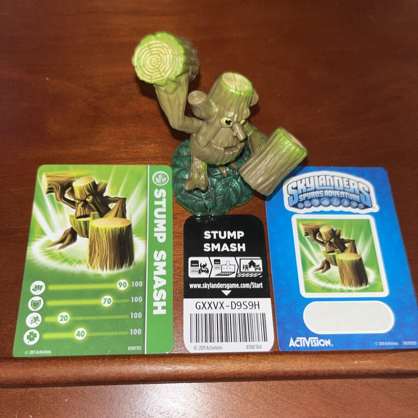 Skylanders Stump Smash w/ Stickers And Cards