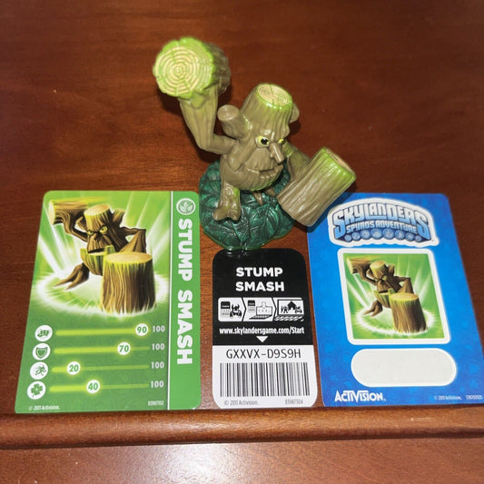 Skylanders Stump Smash w/ Stickers And Cards