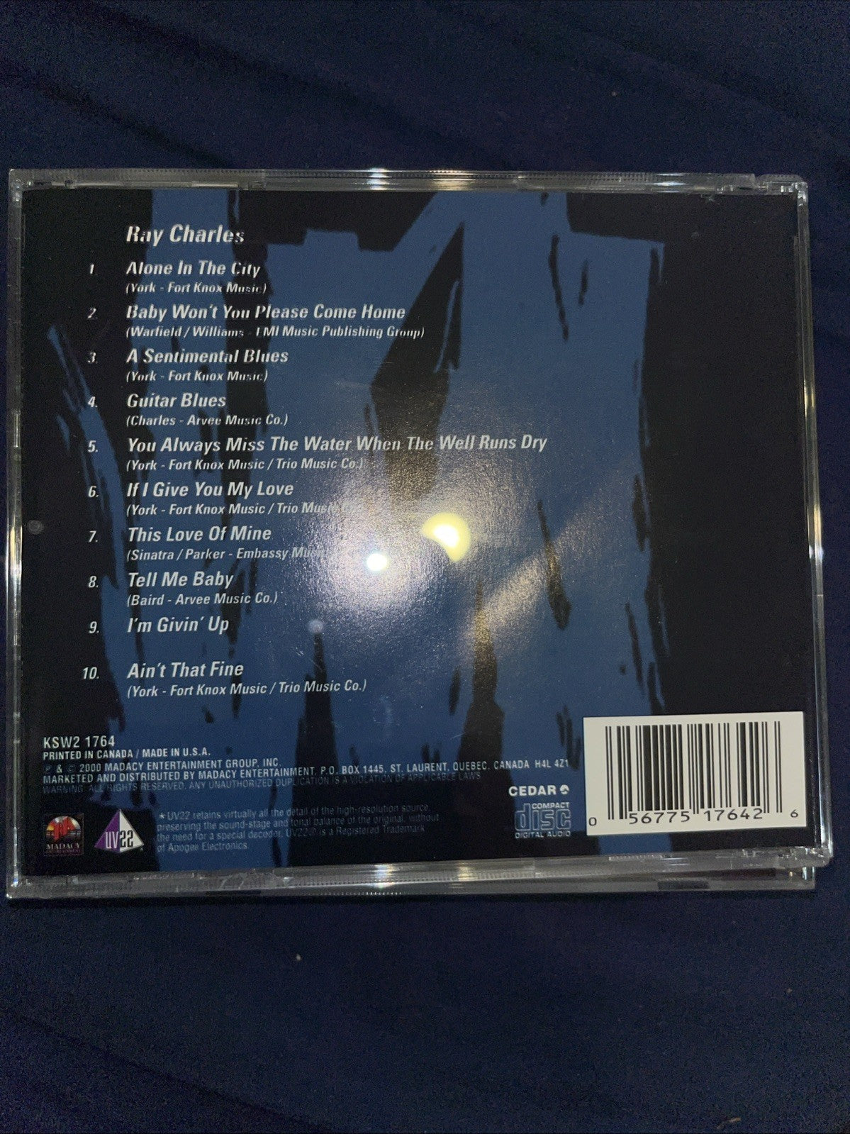 Lightning’ Hopkins, Billie Holliday & Ray Charles Midnight Blues (3 CD) Set