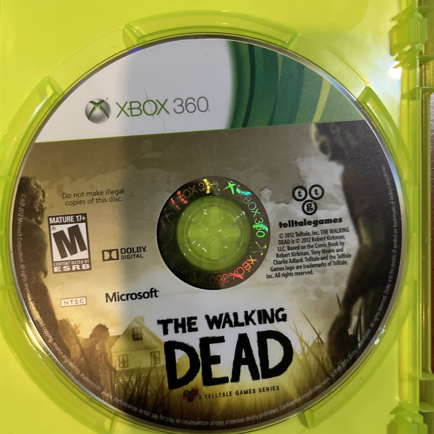 The Walking Dead: A Telltale Games Series ( Xbox 360) no case. Tested.