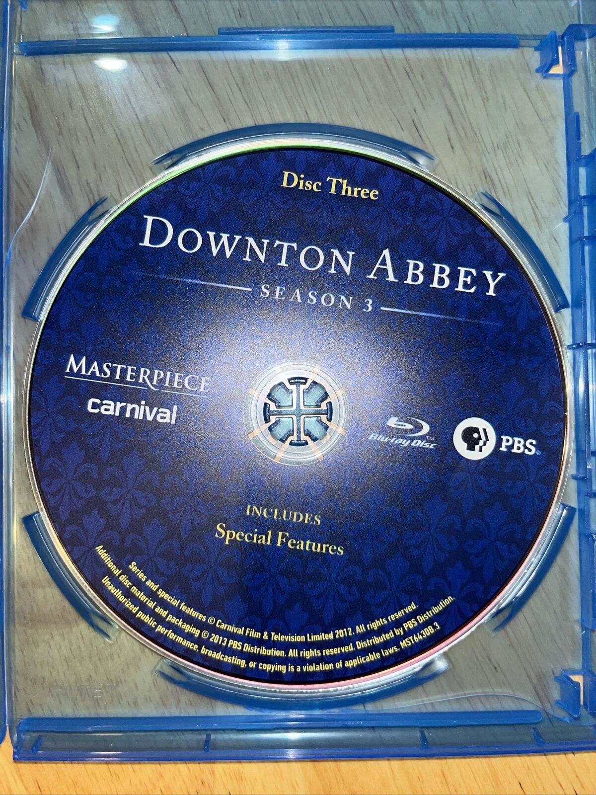 Downton Abbey: Season 3 (Blu-ray Disc, 2013, 3-Disc Set)