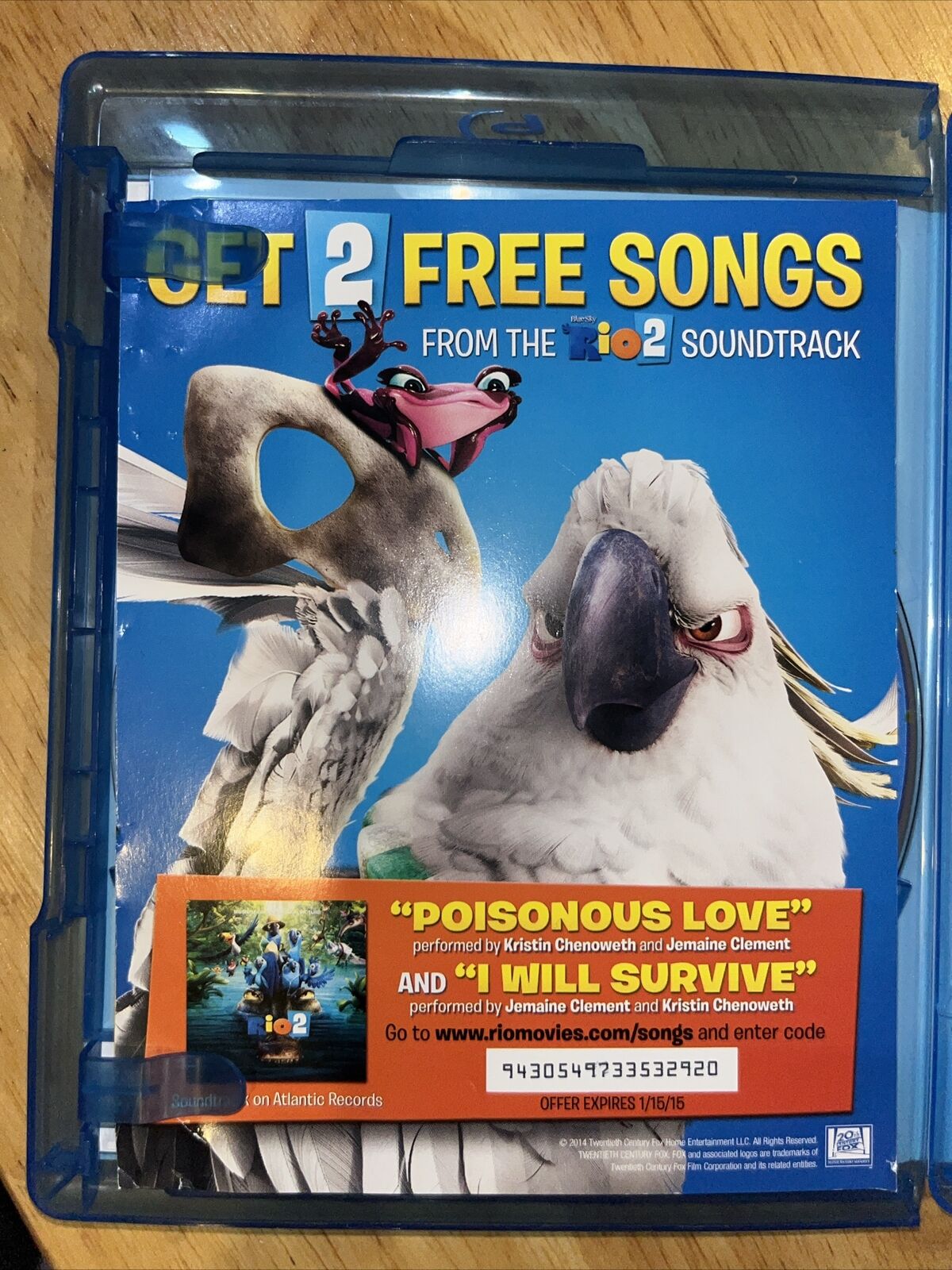 Rio 2 (Blu-ray, 2014)