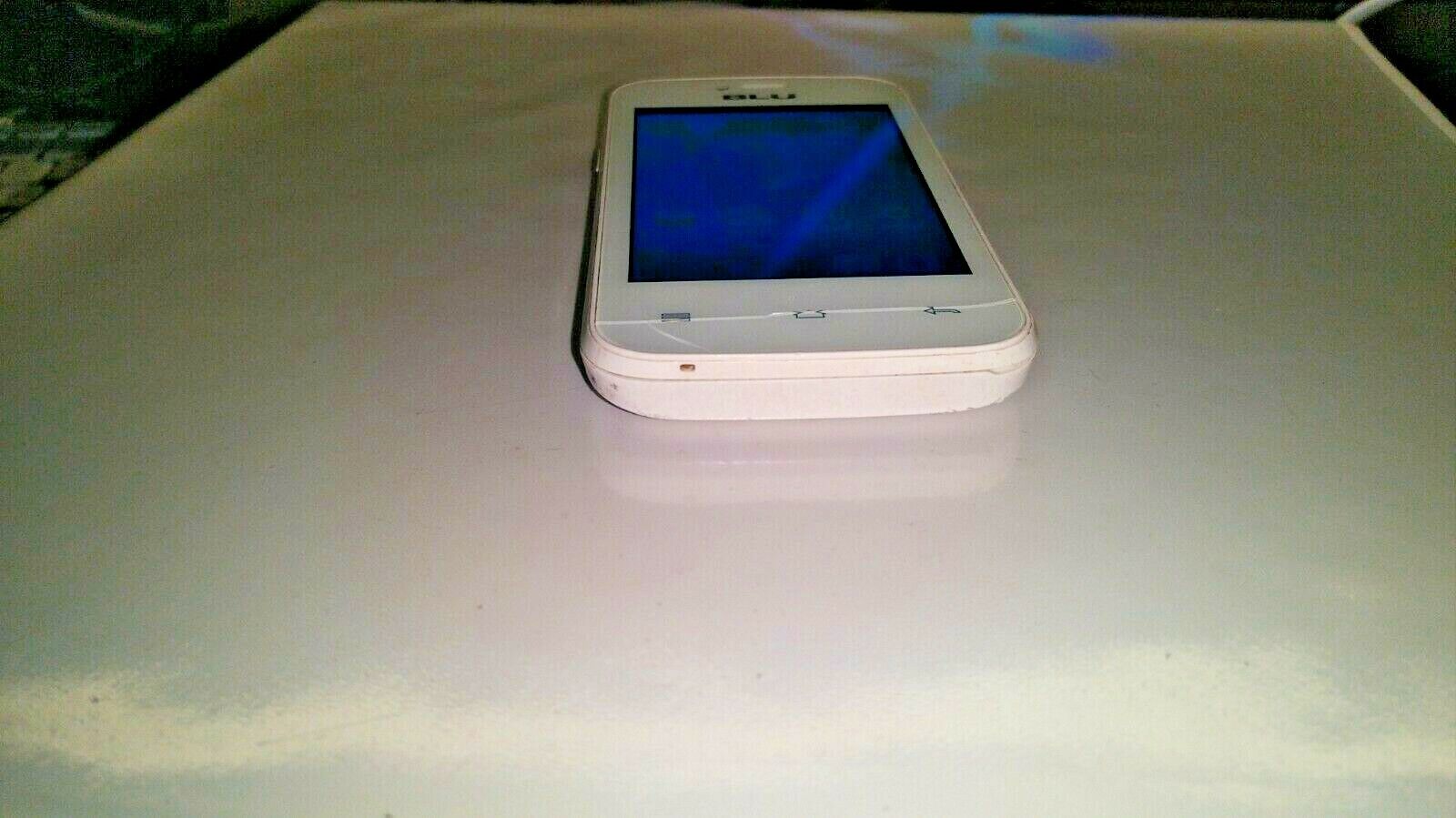  BLU Dash JR 3G D192U - White (Unlocked) Smartphone - Tested - Works