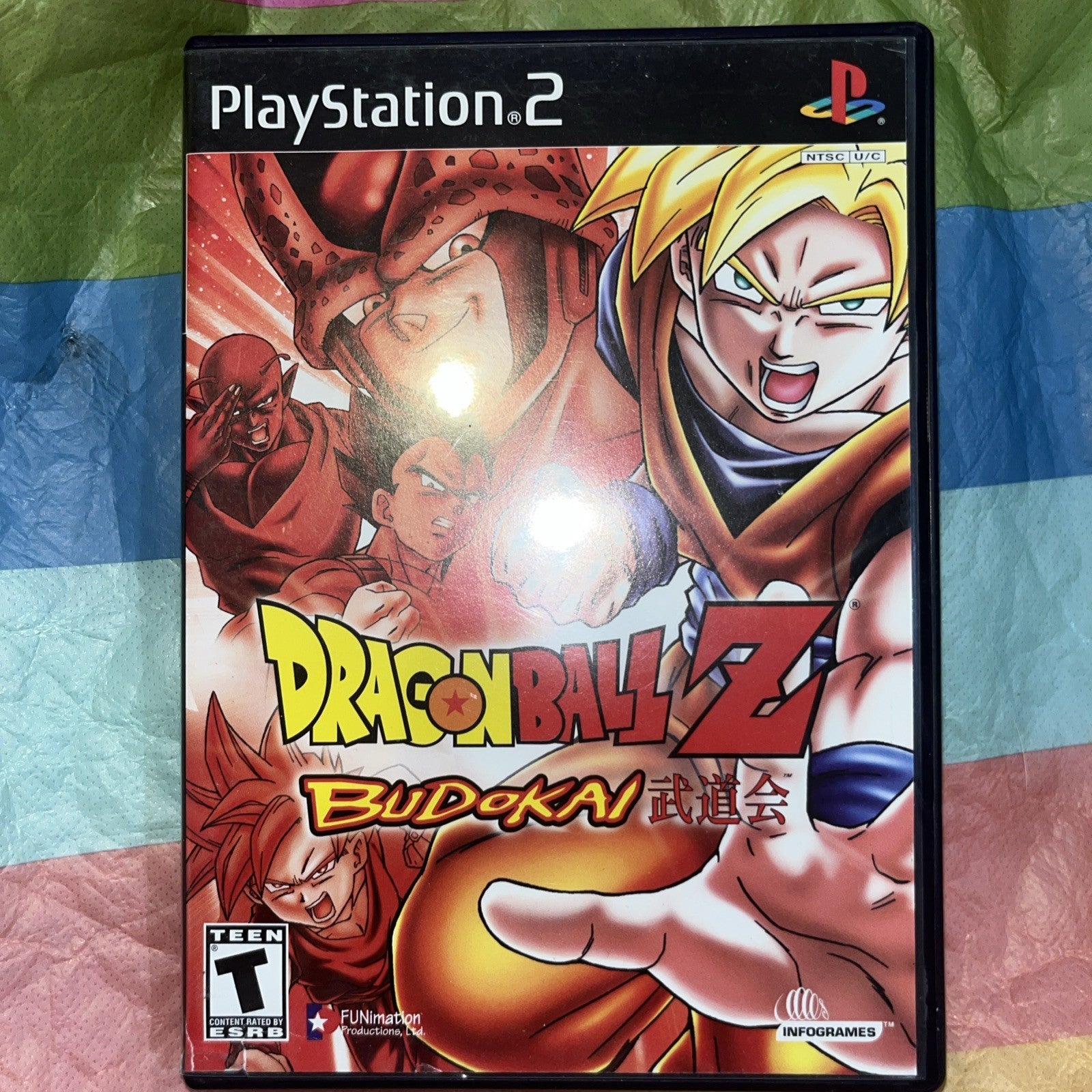 Dragon Ball Z: Budokai (PS2) Tested. Manual + Poster. Original Case