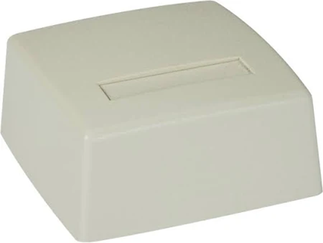 Black Box WPT901 GigaStation2 2 Socket Surface Mounting Box, Ivory