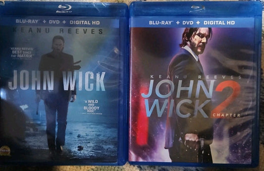John Wick: 2-Film Collection (Blu-ray) New. No Digital Download