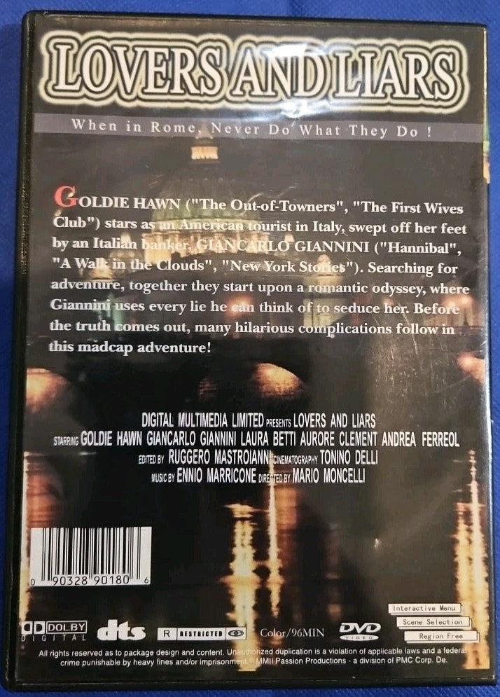 Lovers and Liars (DVD, 2004) Sealed