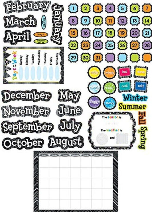 Creative Teaching Press BW Calendar Set (7059) Brand New