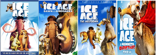 Ice Age 4 Films: Ice Age / Meltdown / Dawn of Dinosaurs / Christmas Special