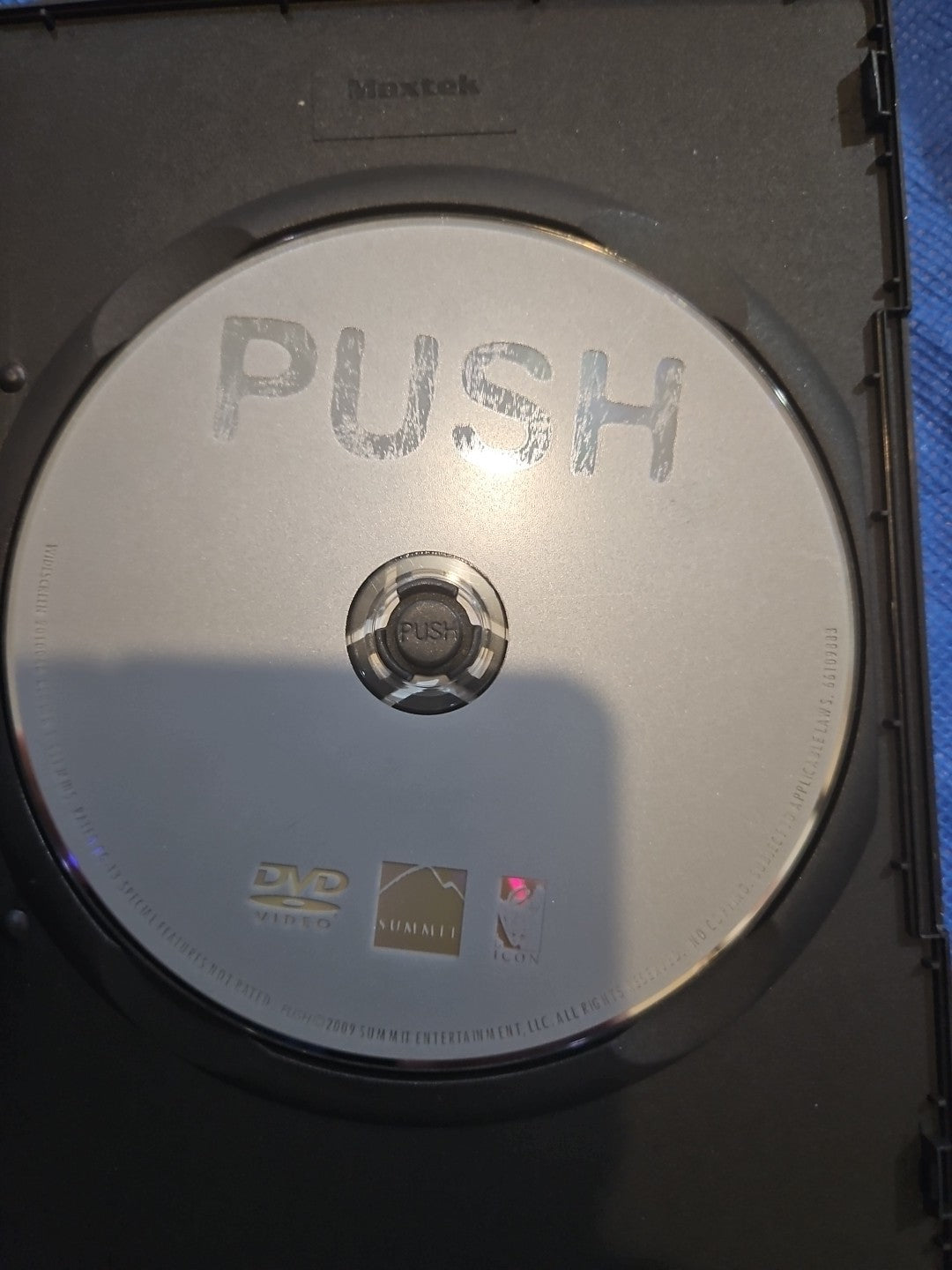 Push (DVD, 2009) Slimcase. Artworked Cropped. Tested