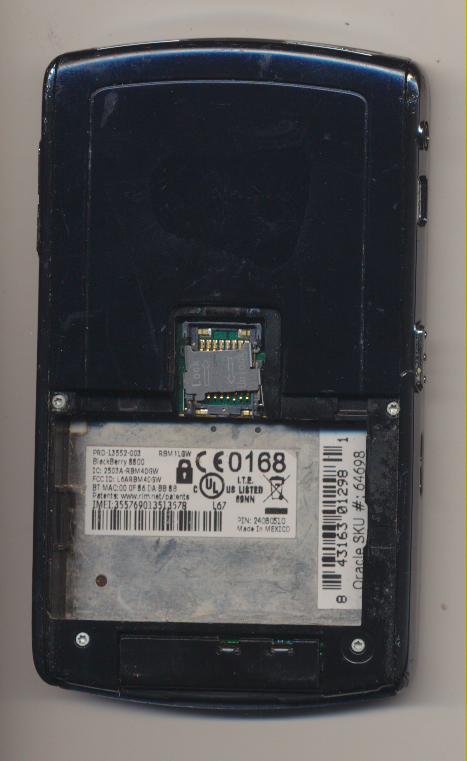 BlackBerry 8800 - Black (AT&T) Smartphone