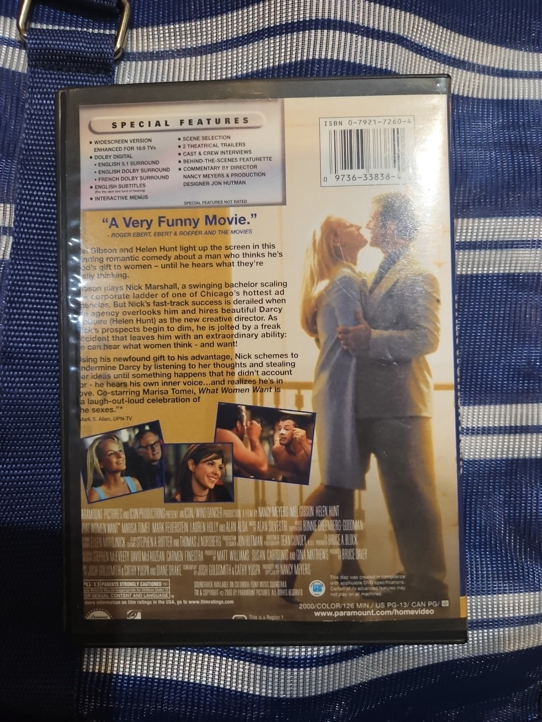 What Women Want (DVD, 2000) Tested slim case cropped artwork.