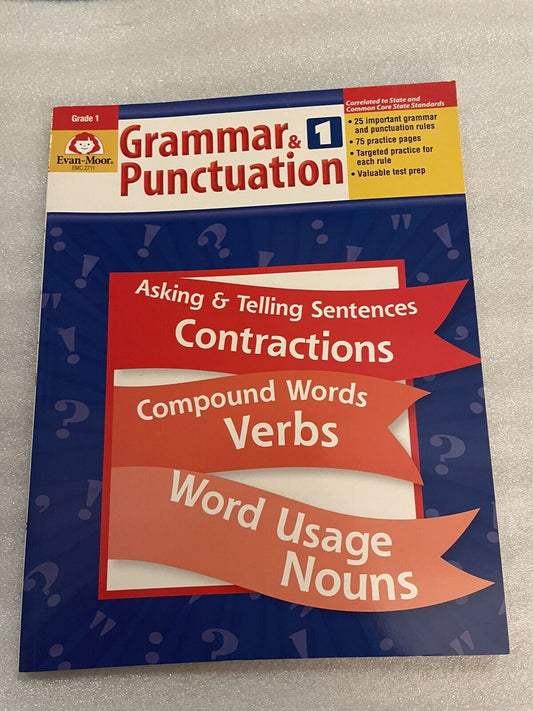 Grammar and Punctuation Grade 1 by Evan-Moor Educational Publishers (2002, Trade