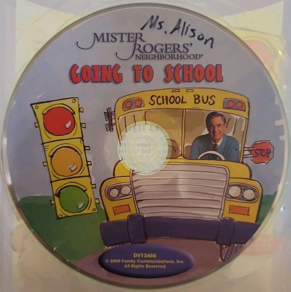Mister Rogers Neighborhood - Going To School (DVD, 2005) Tested. Slim Case