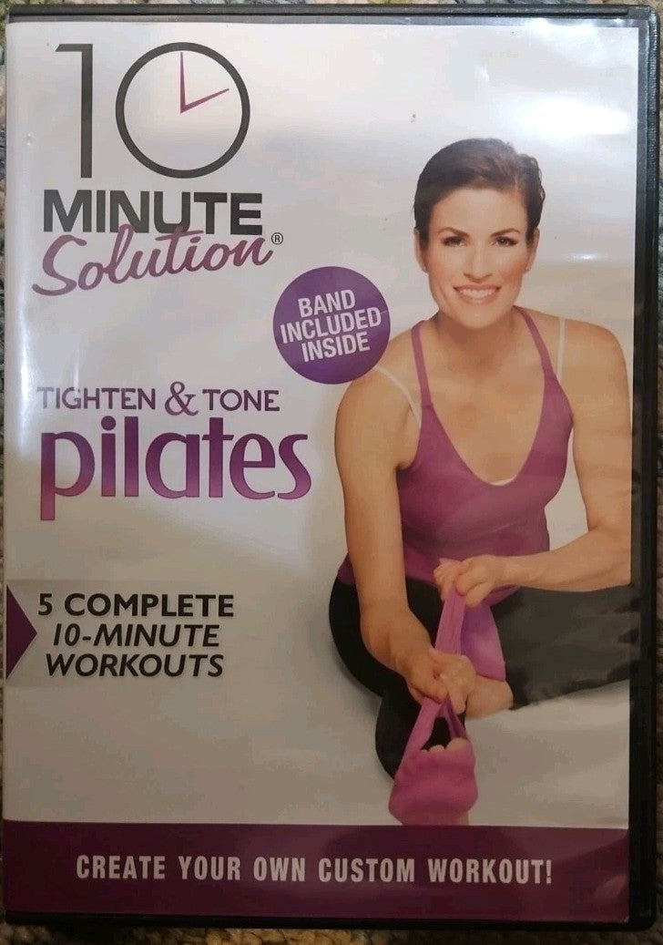 10 ms: Tighten and Tone Pilates without Band (DVD) Tested