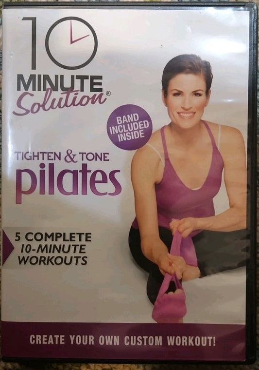 10 ms: Tighten and Tone Pilates without Band (DVD) Tested