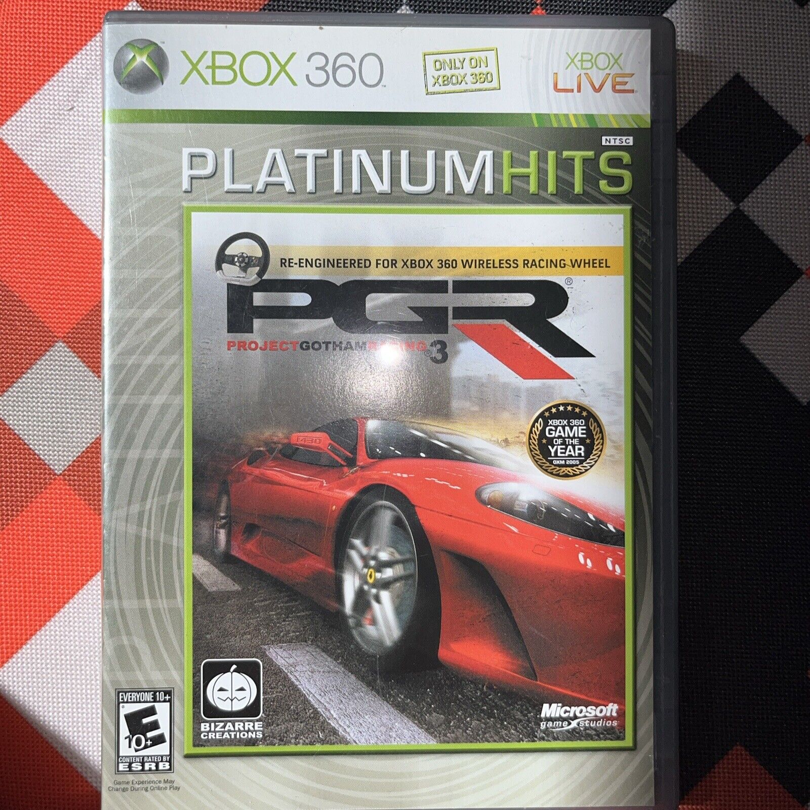 Project Gotham Racing 3 (Microsoft Xbox 360, 2005) New Case. With Manual.CIB