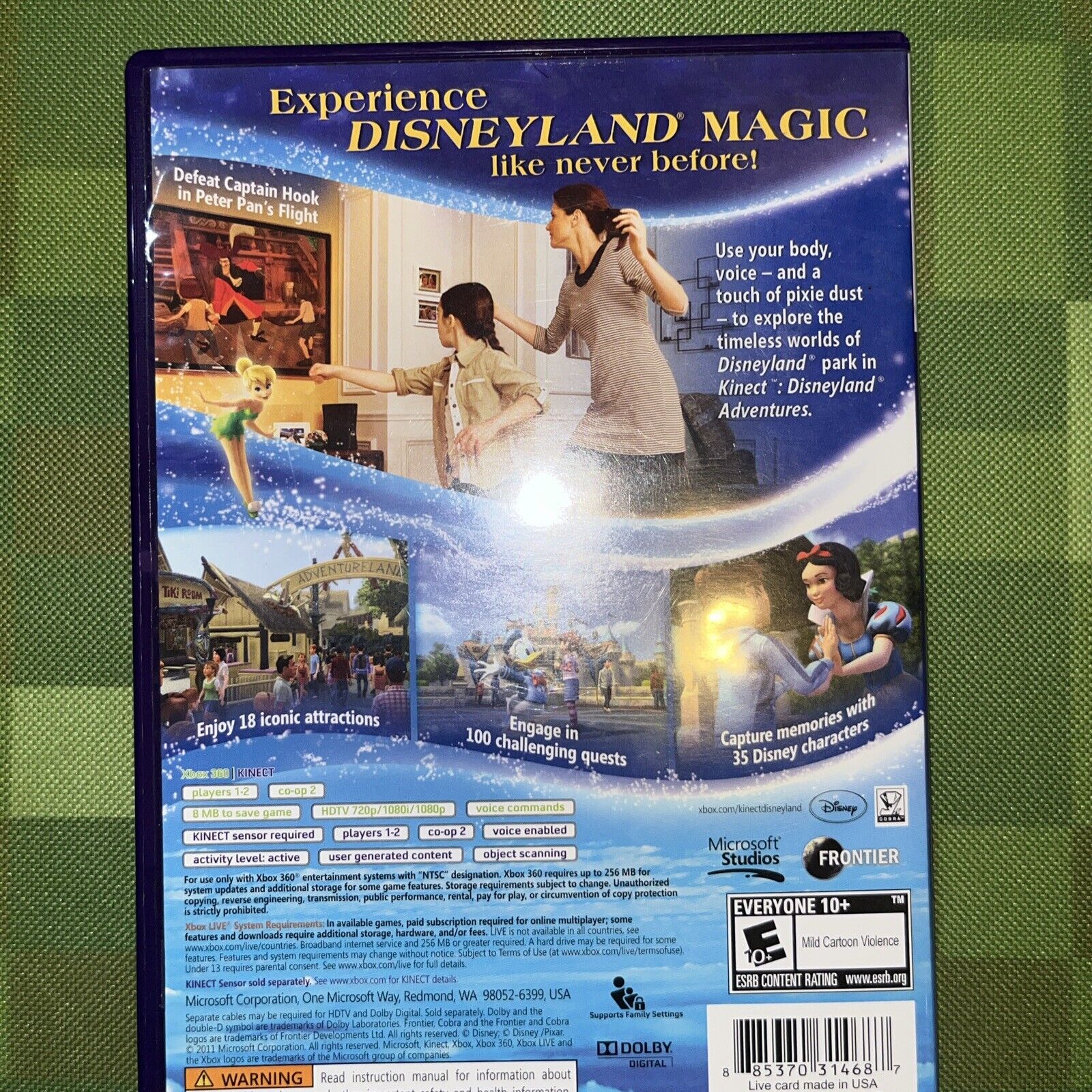 Kinect Disneyland Adventures (Microsoft Xbox 360, 2011)