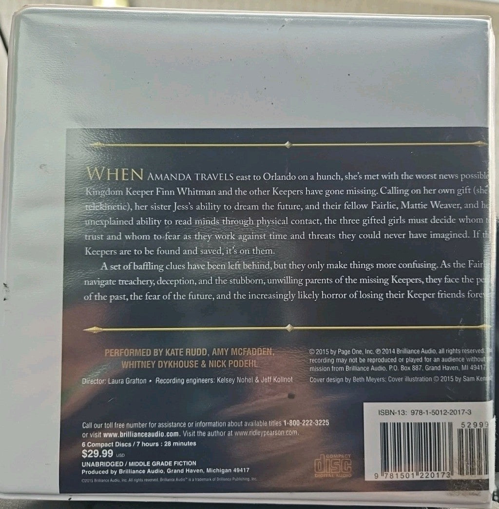 Syndrome John Case & Ridley Pearson (2015) CD Audiobook. Tested.no Scratches