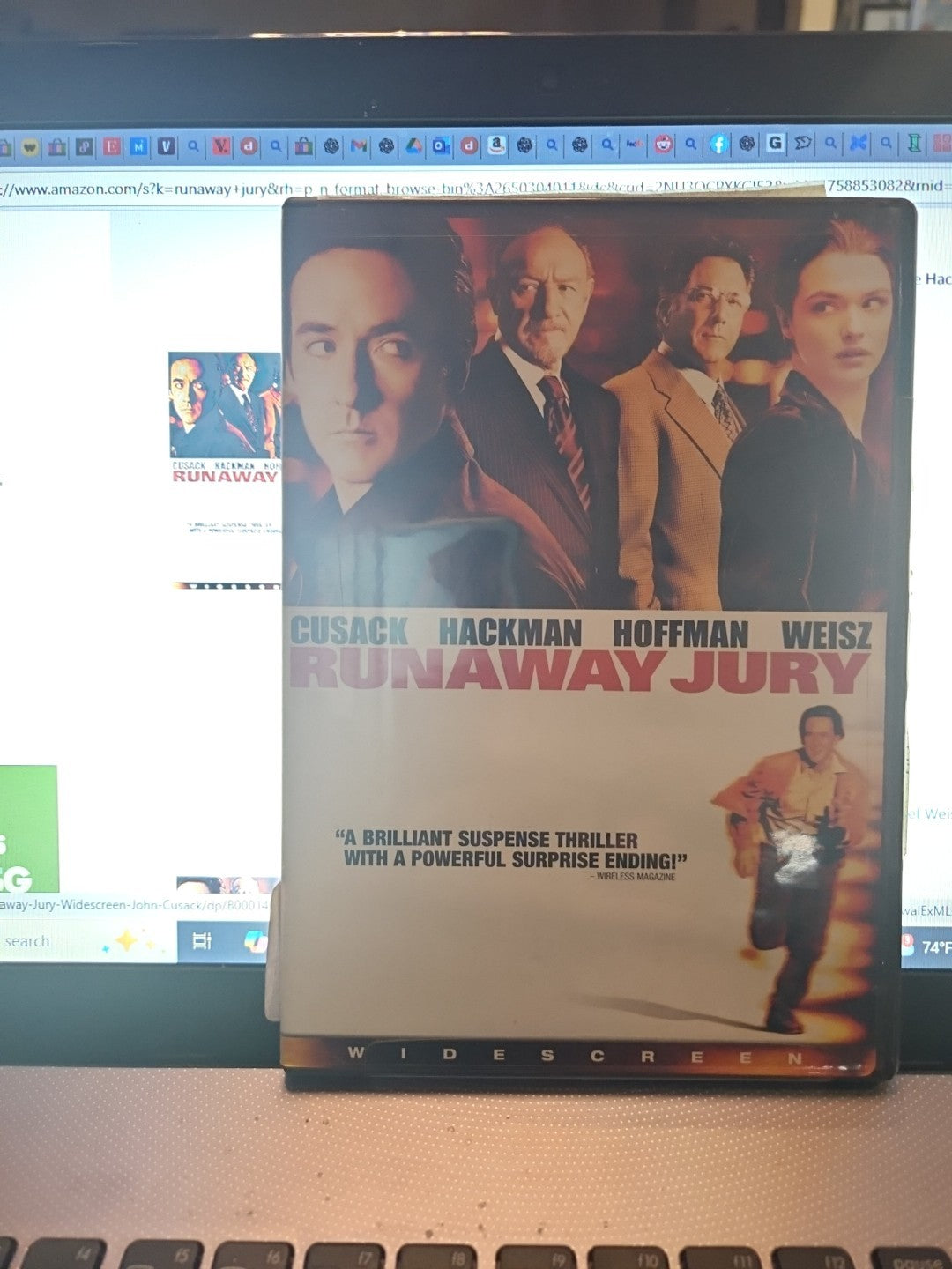 Runaway Jury (DVD, 2003) New