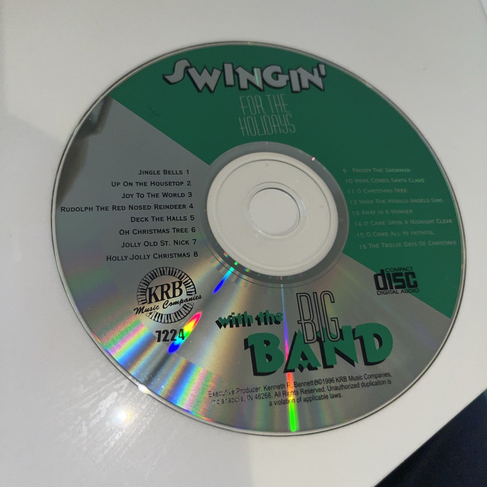 Swinging’ For The Holidays With The Big Band (CD) Disc Only