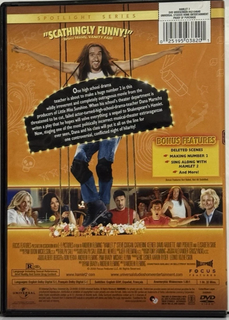 Hamlet 2 (DVD, 2008) new