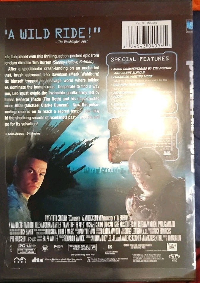 Planet of the Apes (DVD, 2001)