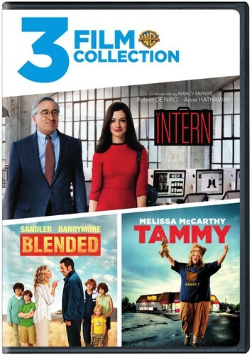 3 Film Collection: the Intern / Tammy / Blended (DVD) Sealed