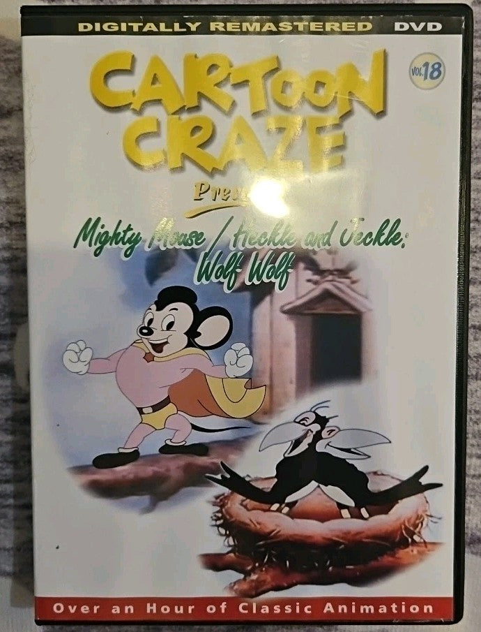 Cartoon Craze Presents - Mighty Mouse/Heckle  Jeckle (DVD, 2006) New Sealed