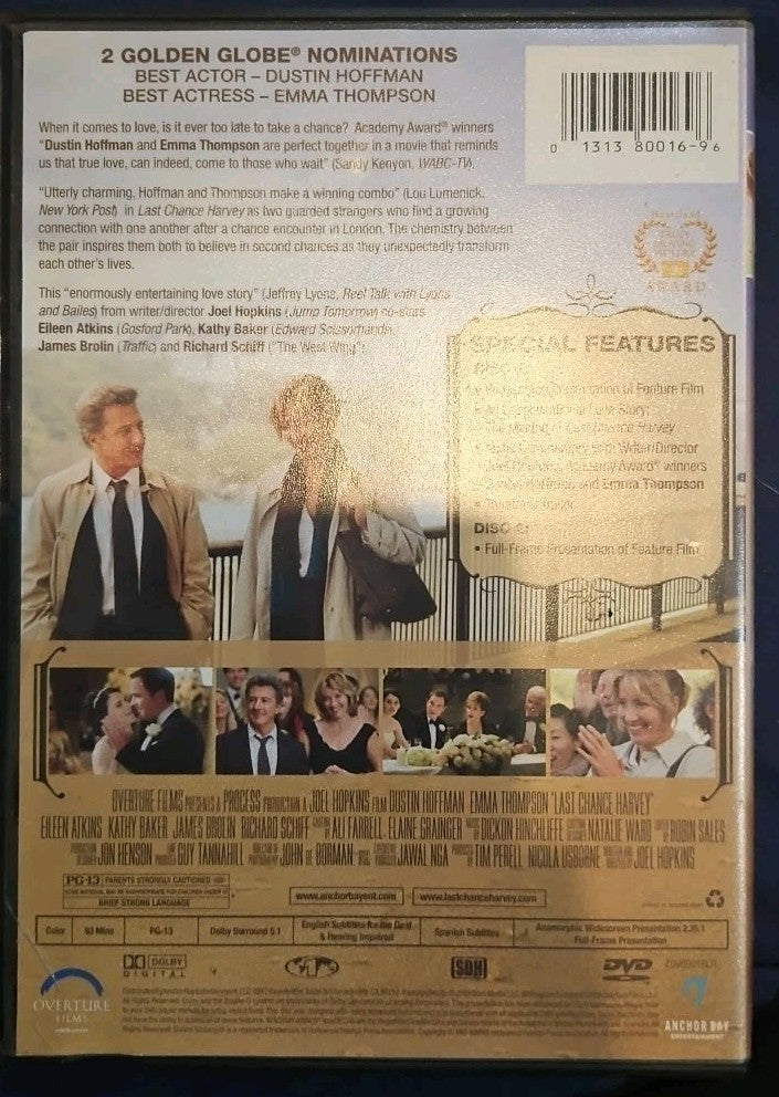 Last Chance Harvey (DVD, 2008)
