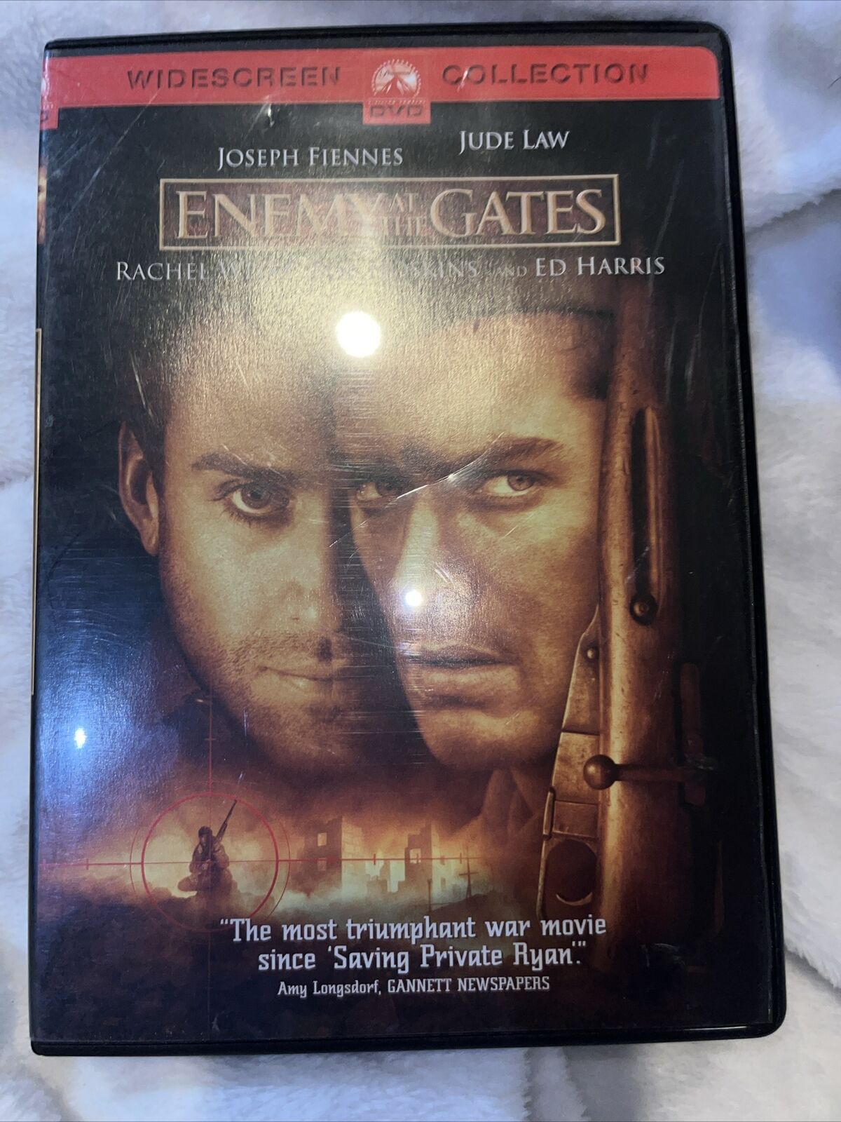 Enemy at the Gates (DVD, 2001, Widescreen) NEW