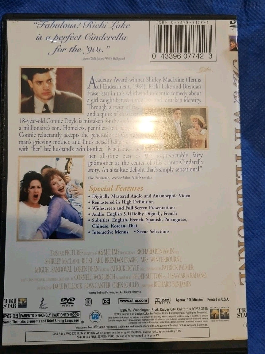 Mrs. Winterbourne (DVD, 2002) Slimcase. Artwork Cropped. Tested