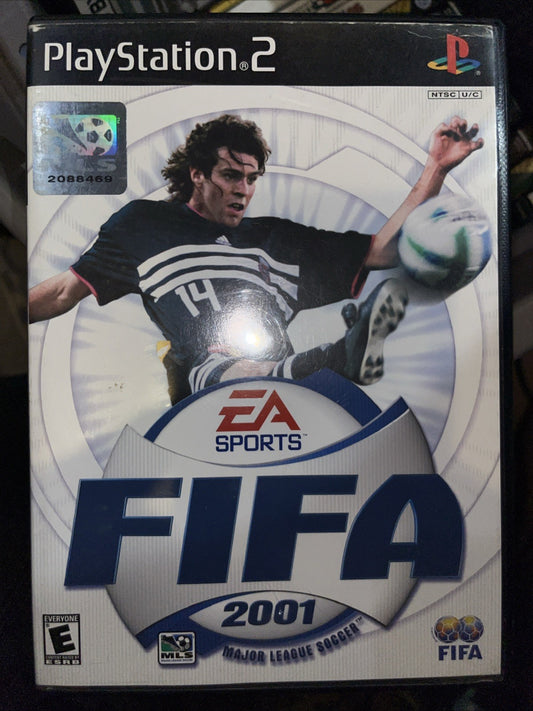 FIFA 2001: Major League Soccer (Sony PlayStation 2, 2000) Disc Holder Damage.