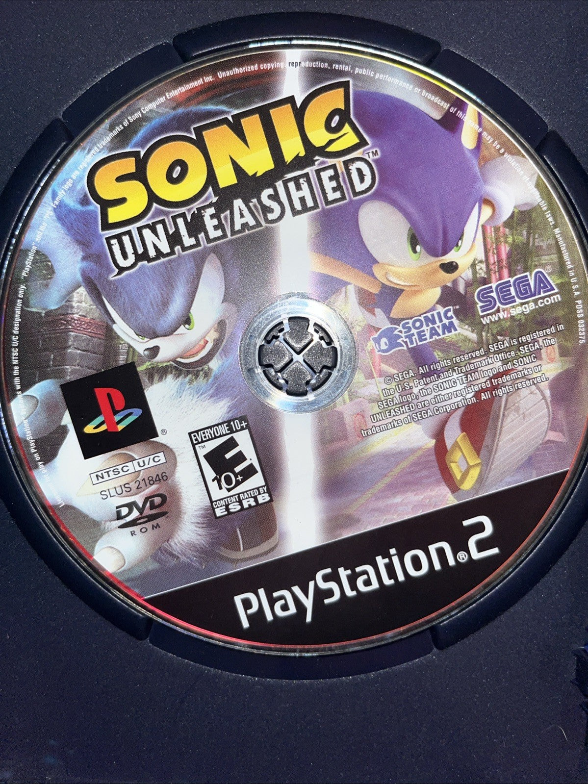 Sonic Unleashed (Sony PlayStation 2, 2008) Tested. Manual. Original Case