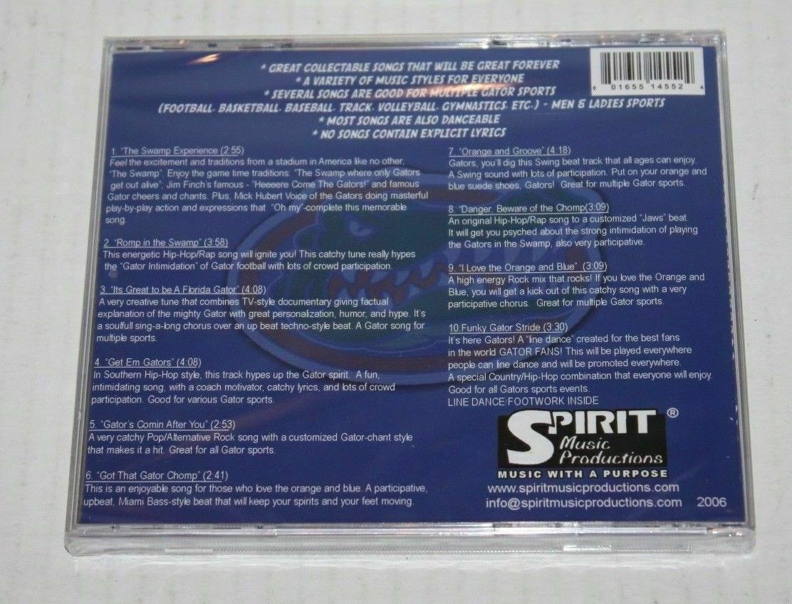 WGator Gator Fan Radio Volume 1 (CD, 2006) Brand New