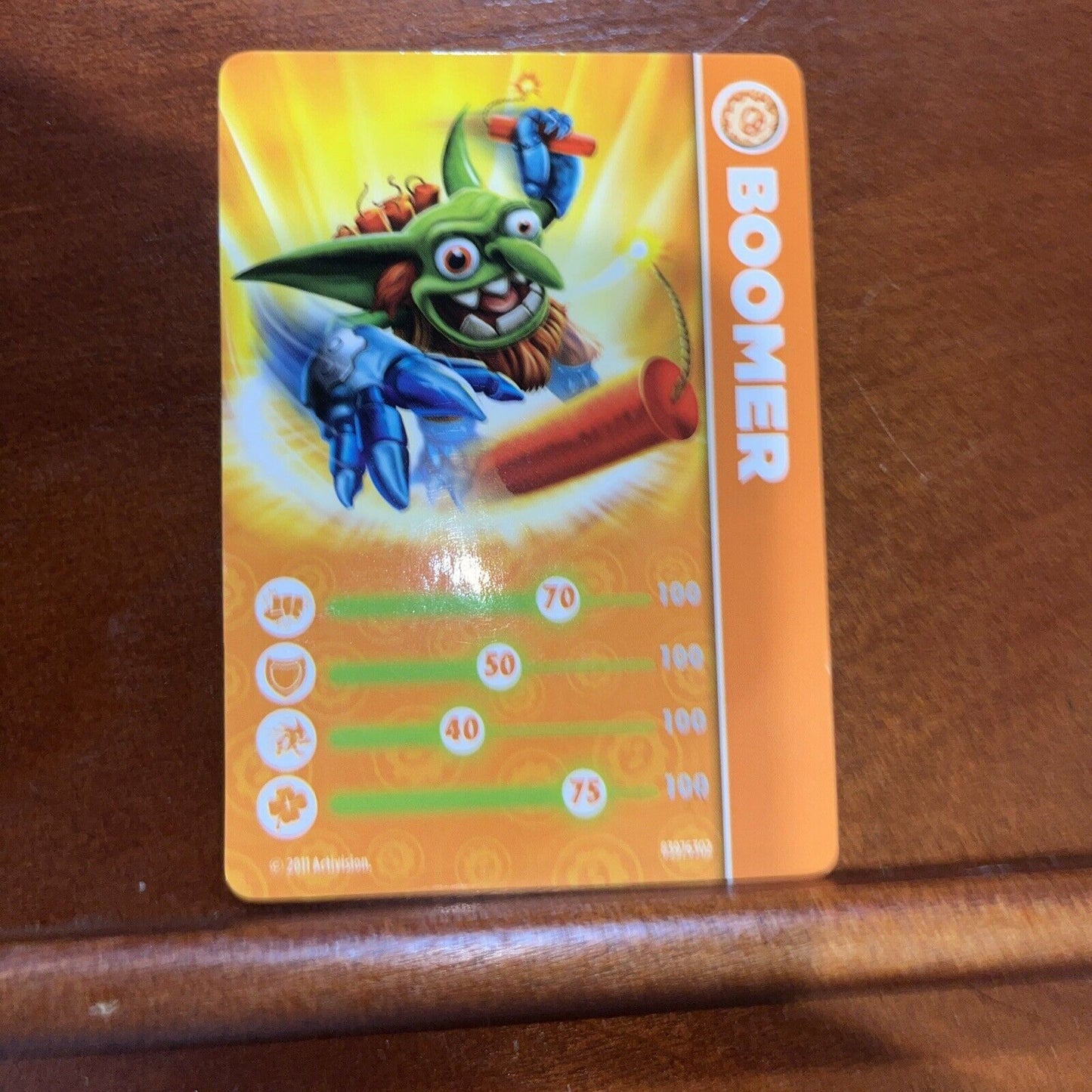 Skylanders Boomer With Stickers And Cards ￼