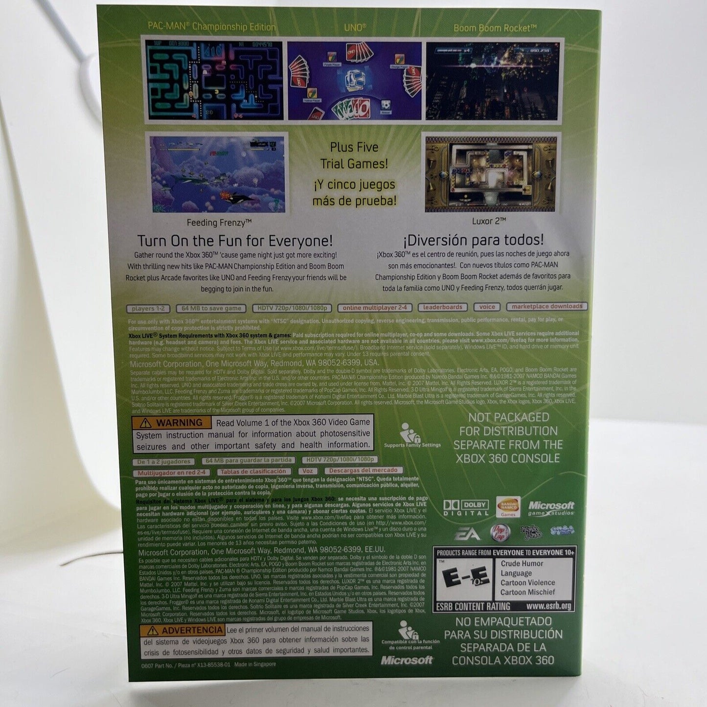 Xbox Live Arcade Compilation Disc (Microsoft Xbox 360, 2007)