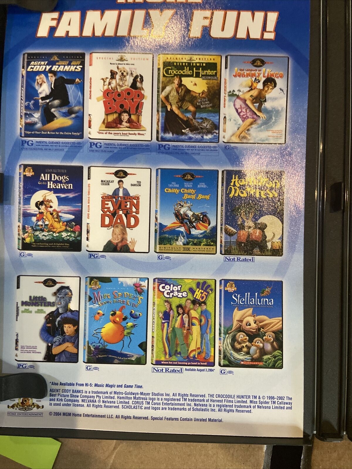 Agent Cody Banks/Agent Cody Banks 2 (DVD, 2006, 2-Disc Set, Double Feature)