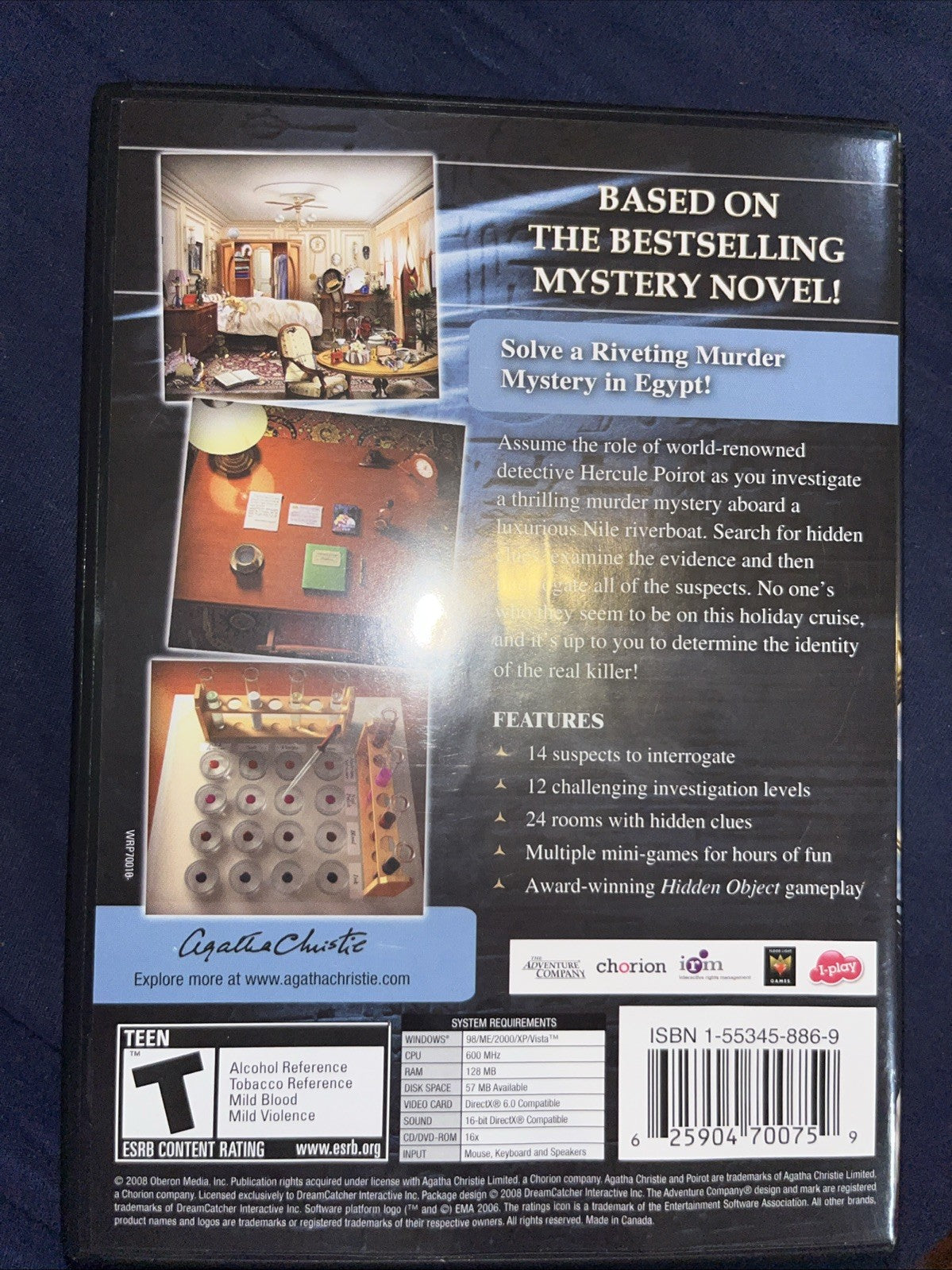 Agatha Christie: Death on the Nile (PC, 2008)