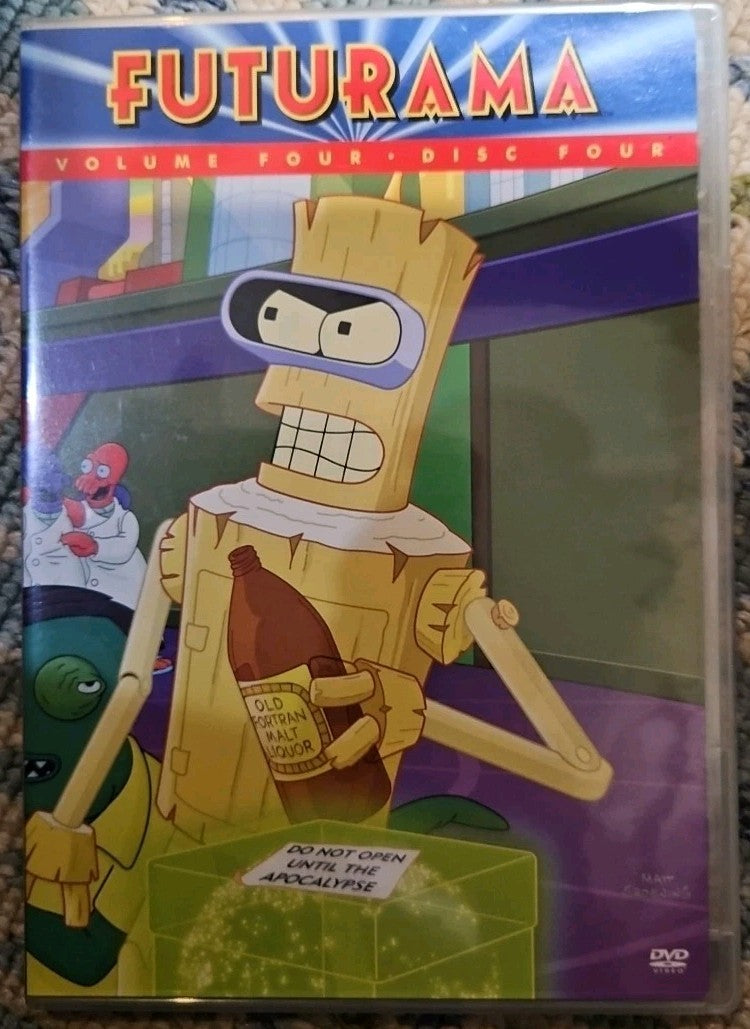 Futurama - Volume 4 (DVD, 2009, 4-Disc Set) Tested