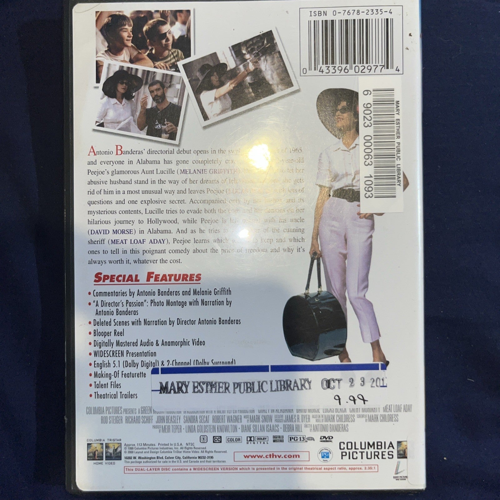 Crazy in Alabama (DVD, 1999) Library. New Case. Resealed