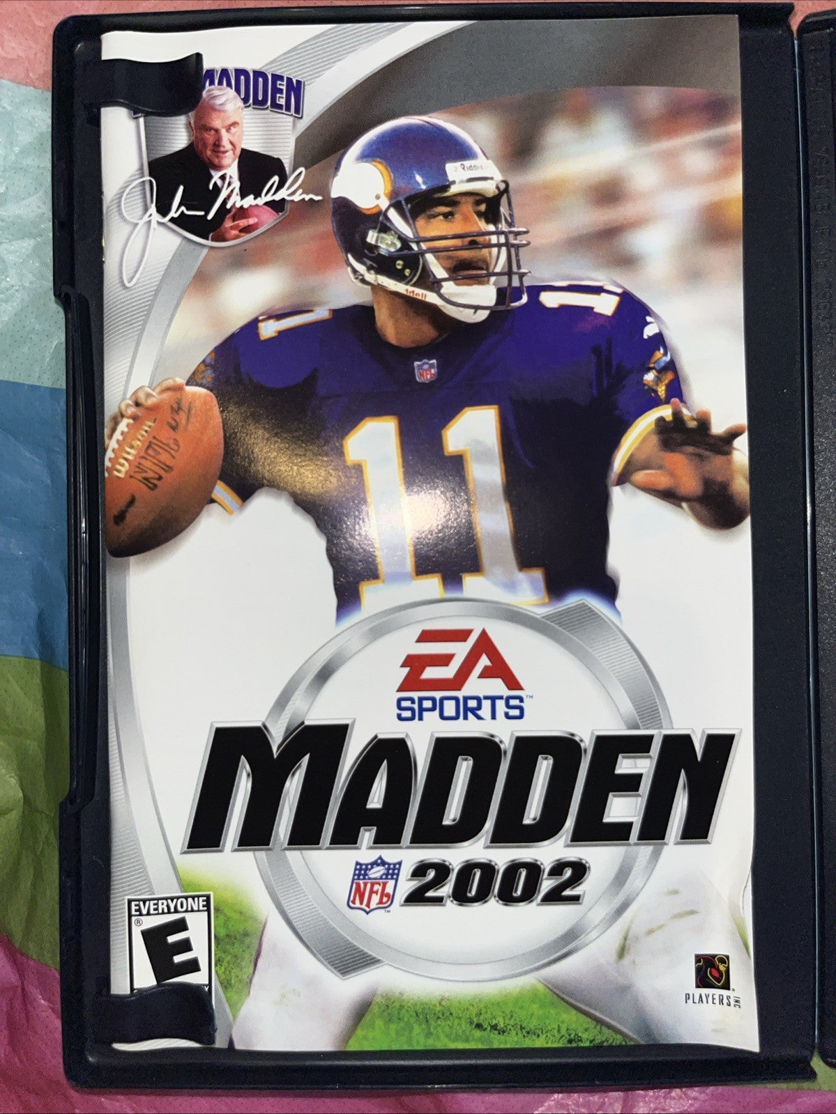 Madden 2002 Football (PS2) Tested. Manual + Reg. Original Case