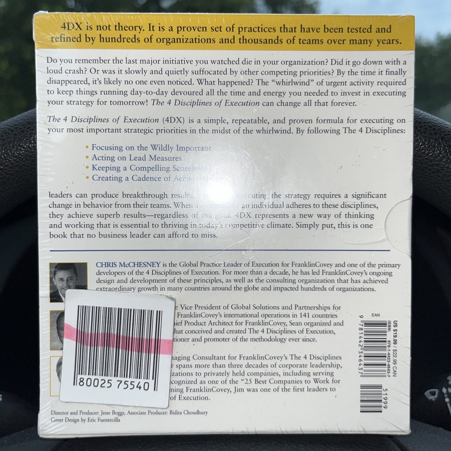 4 Disciplines of Execution : Achieving Your Wildly Important Goals by Jim...