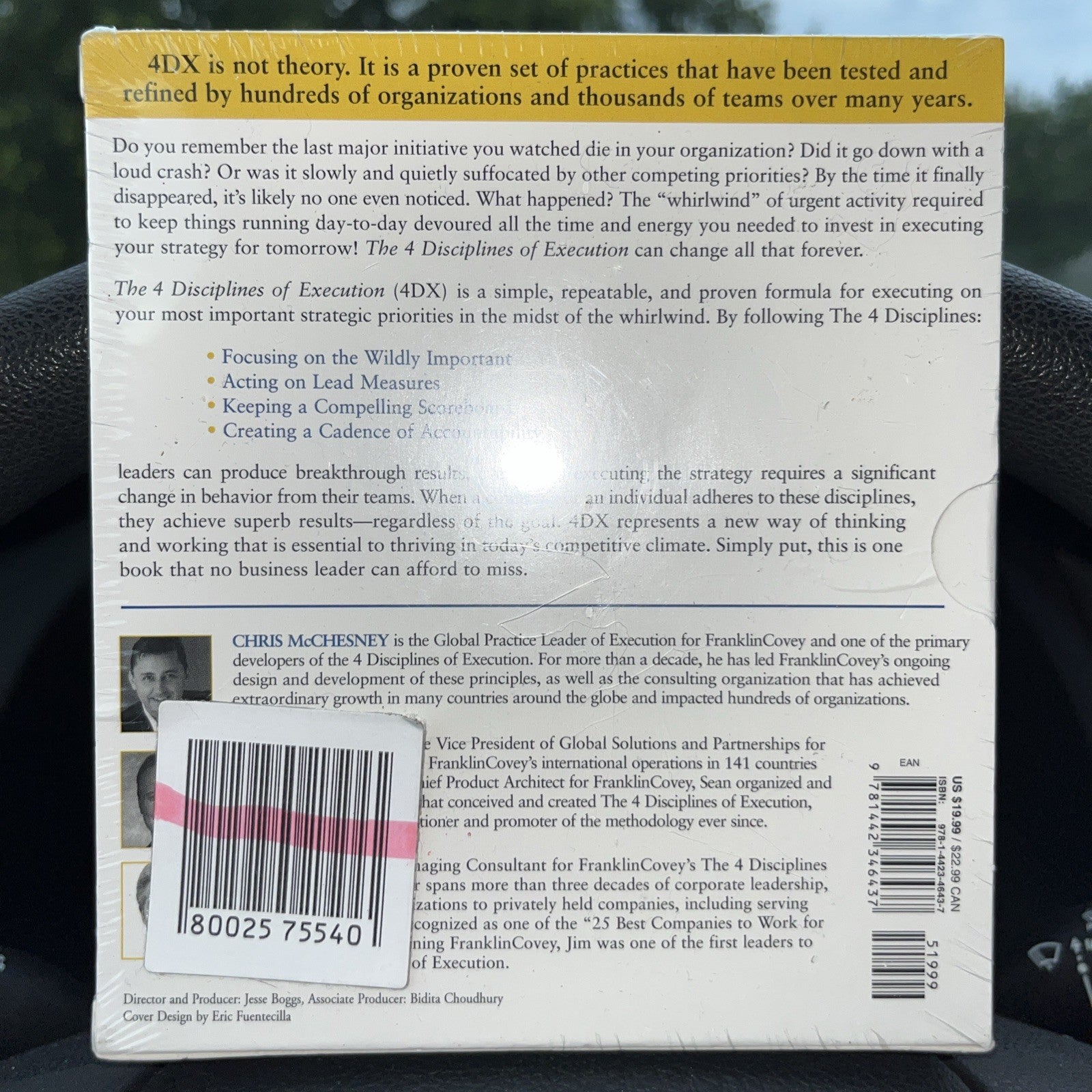 4 Disciplines of Execution : Achieving Your Wildly Important Goals by Jim...
