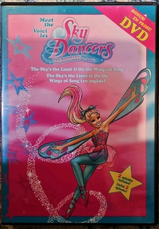 Meet The Sky Dancers DVD Sky's The Limit Last Dance Animated Episodes New SEALED