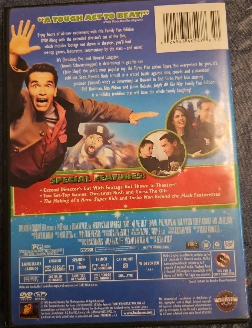 Jingle All the Way (DVD, 1996)