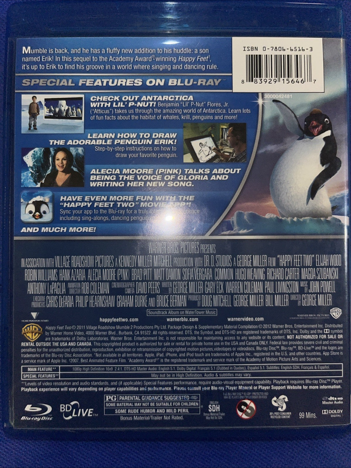 Happy Feet Two (Blu-ray) Sealed