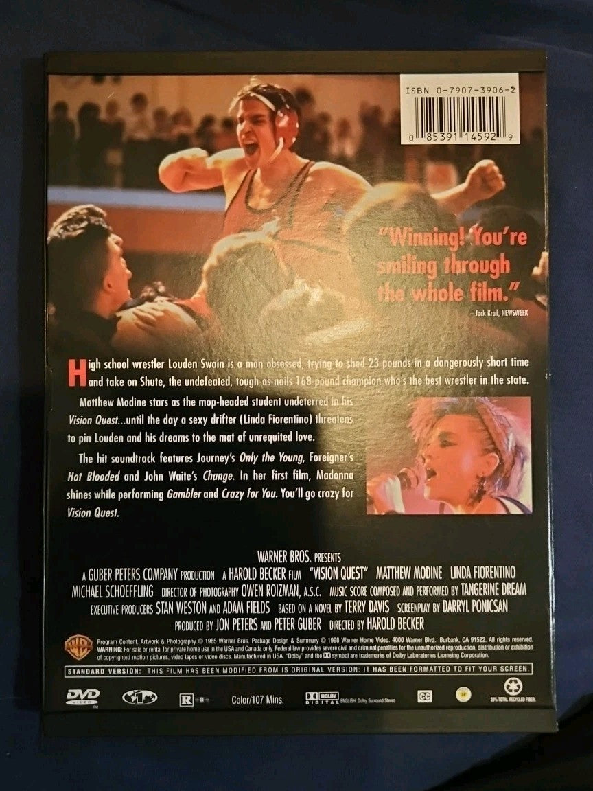 Vision Quest (DVD, 1985)