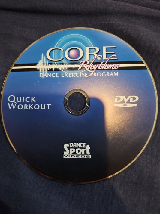 Core Rhythms Dance Exef Ise Program Quick Workout (DVD) Disc Only